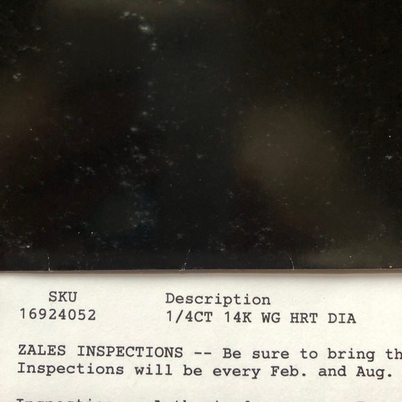 Heart Shape Genuine Diamond 14K White Gold… - Picture 2 of 15